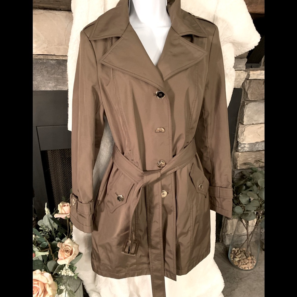 SOLD Calvin Klein Beige Trench EUC SOLD